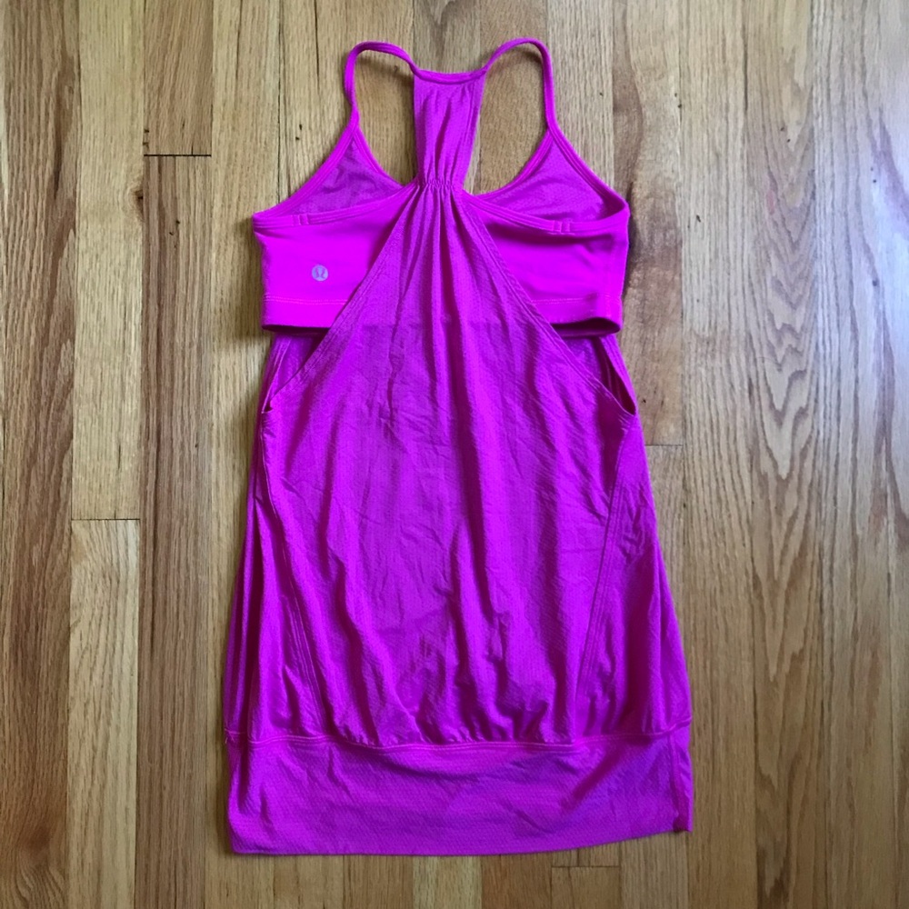 Lululemon Hot Pink No Limit Tank 4